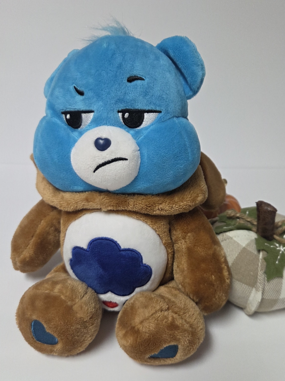 Care Bears Unlock The Magic Grumpy Bear Plush in Puppy Dog Suit/Hoodie